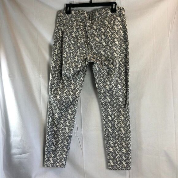 GAP Grey Floral legging Jeans size 30r.     25 - Picture 2 of 6